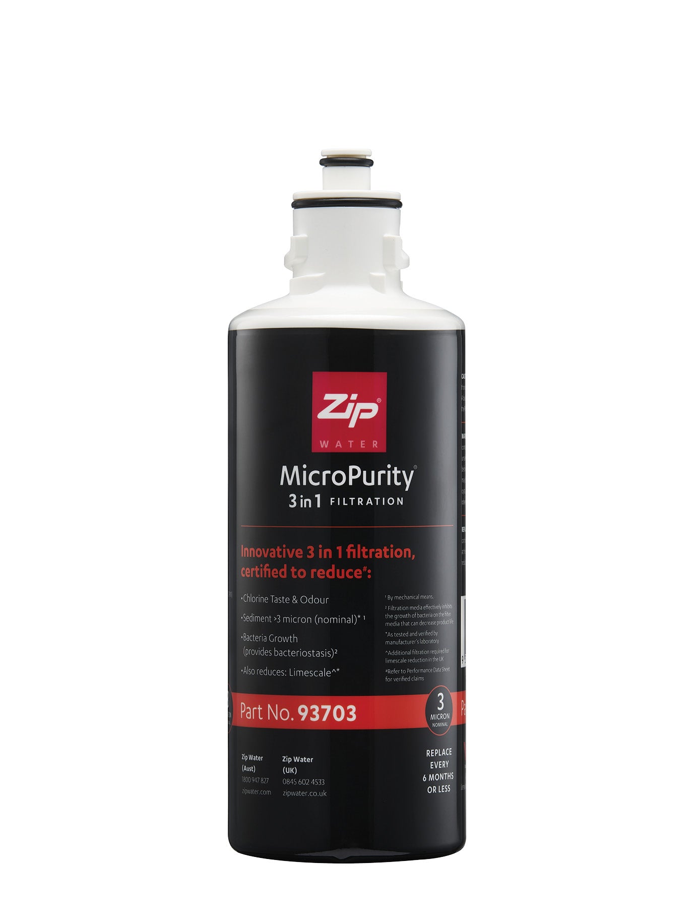 3 Micron Zip Filter, 1.5 Size - 93703 - High Sediment