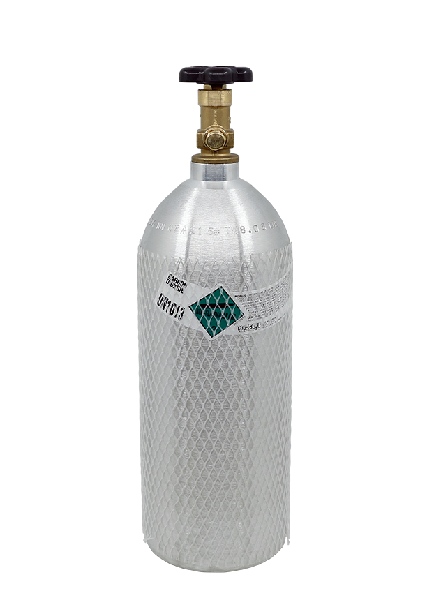 Zip 1 x 5lb CO2 refillable/recyclable cylinder